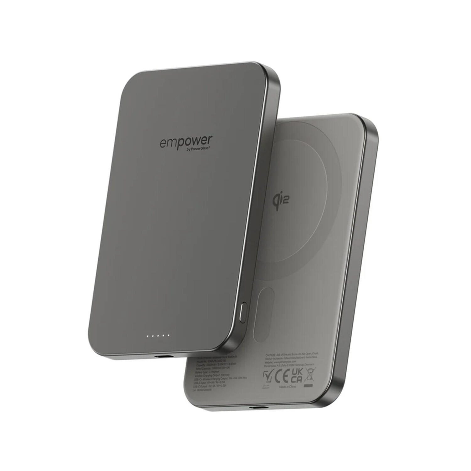 PanzerGlass™ empower™ by PanzerGlass® Powerbank, 5000mAh, Titanium EM82419