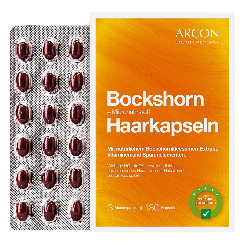 Arcon International GmbH Bockshorn + Mikronährstoff Haarkapseln Tisane p 05010569