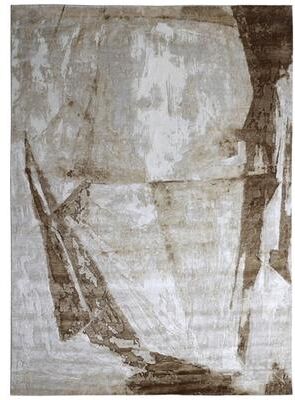"Kalaty One-of-a-Kind Hand-Knotted Stone Horizon Area Rug - 8' x 9'11"""