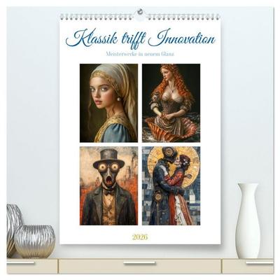 Klassik trifft Innovation (hochwertiger Premium Wandkalender 2026 DIN A2 hoch), Kunstdruck in Hochglanz