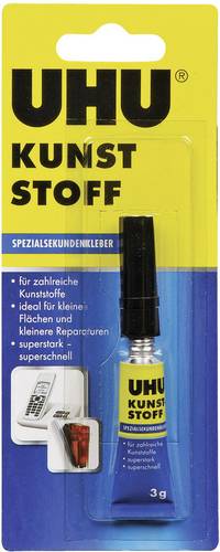 UHU KUNSTSTOFF Sekundenkleber 47705 3g