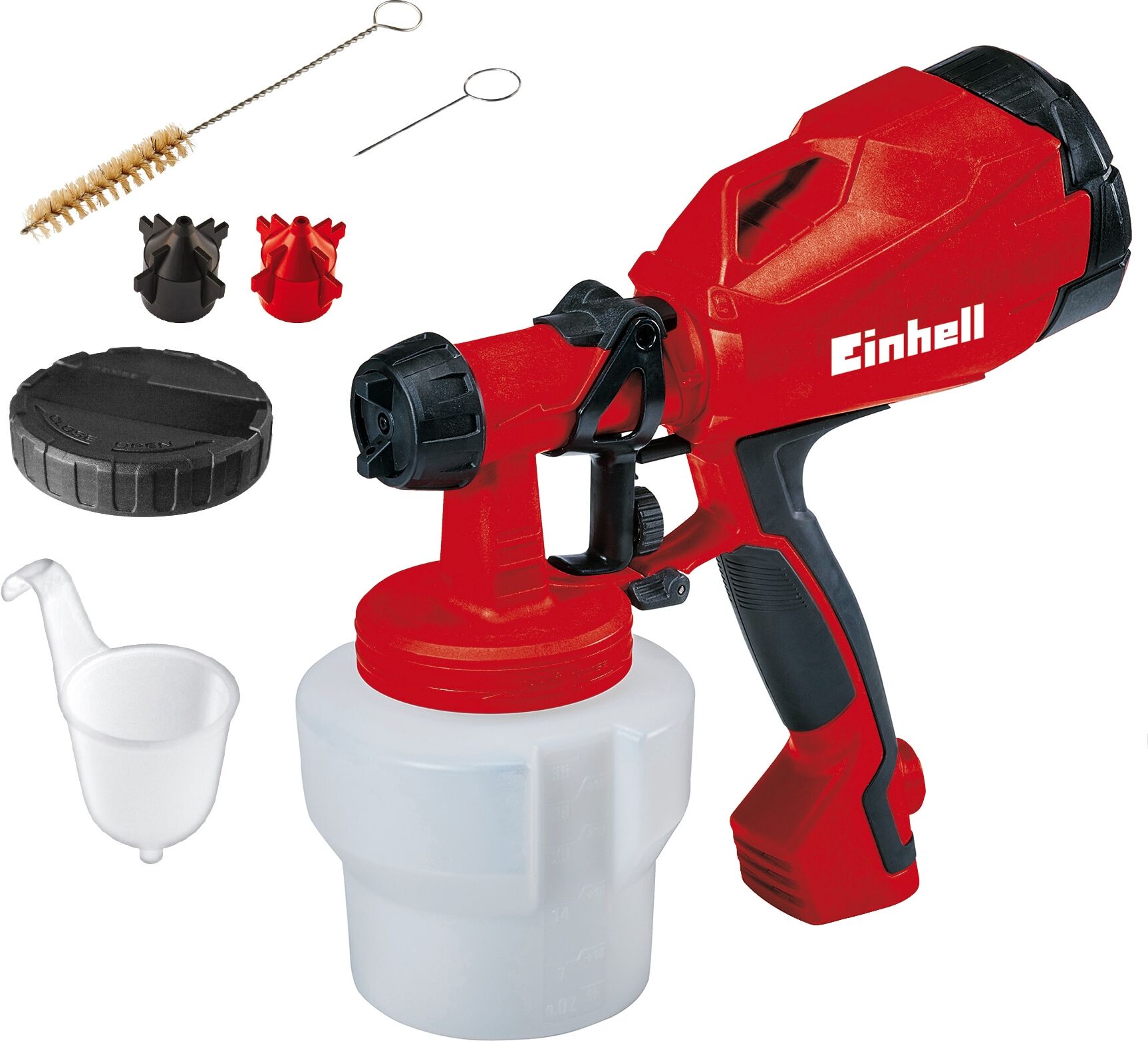 Einhell Pistola de pintura eléctrica TC-SY 500 P. Rojo