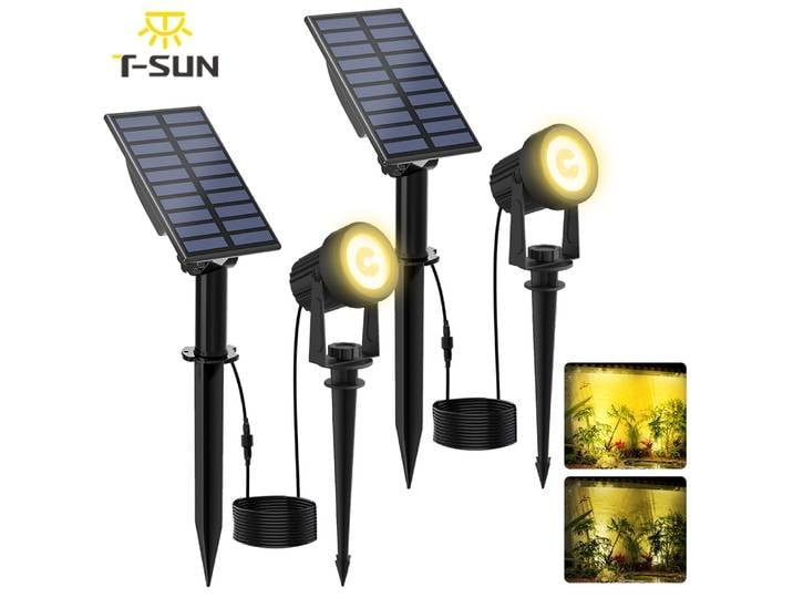 2 pièces projecteur solaire Super lumineux lumière LED solaire extérieure IP65 étanche 3000K/6000K lampe solaire pour la décoration de jardin lumière solaire
