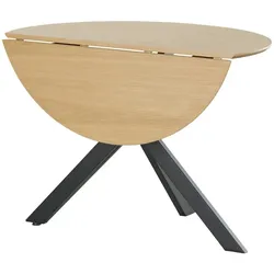 Esstisch klappbar für kleine Räume  ¦ holzfarben ¦ Maße (cm): H: 76  Ø: 100.0
