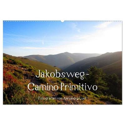 Jakobsweg - Camino Primitivo (Wandkalender 2027 DIN A2 quer), CALVENDO Monatskalender