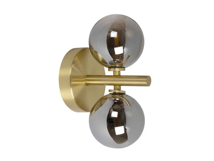 Lucide Wandleuchte Tycho, Messingfarben, Glas, 15x24.5x12 cm, RoHS, Reach, kabellos, Lampen & Leuchten, Innenbeleuchtung, Spots & Strahler, Wandstrahler