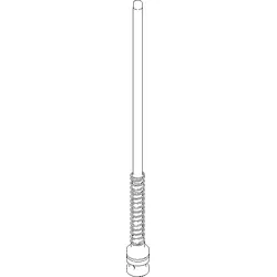 Dornbracht Zugstange für Umstellung 90310900700-09 90310900700 D.21 x 218,5 mm messing