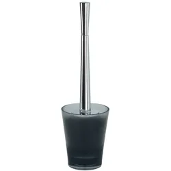 Spirella WC Bürste Klobürste Toilettenbürste hochwertig „Max Light“ mit hygienischem Behälter Grau