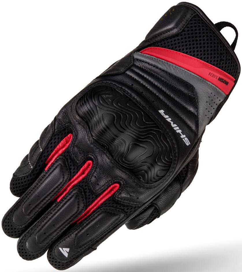 SHIMA Rush Motorrad Handschuhe RUSH-GLOVES-MEN-RED-M