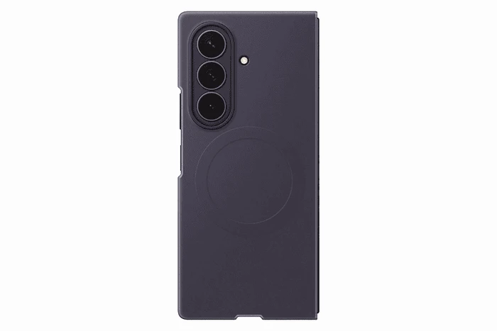 Samsung Galaxy Z Fold8 Ultra Silikonhülle mit Magnet in Violet Shadow