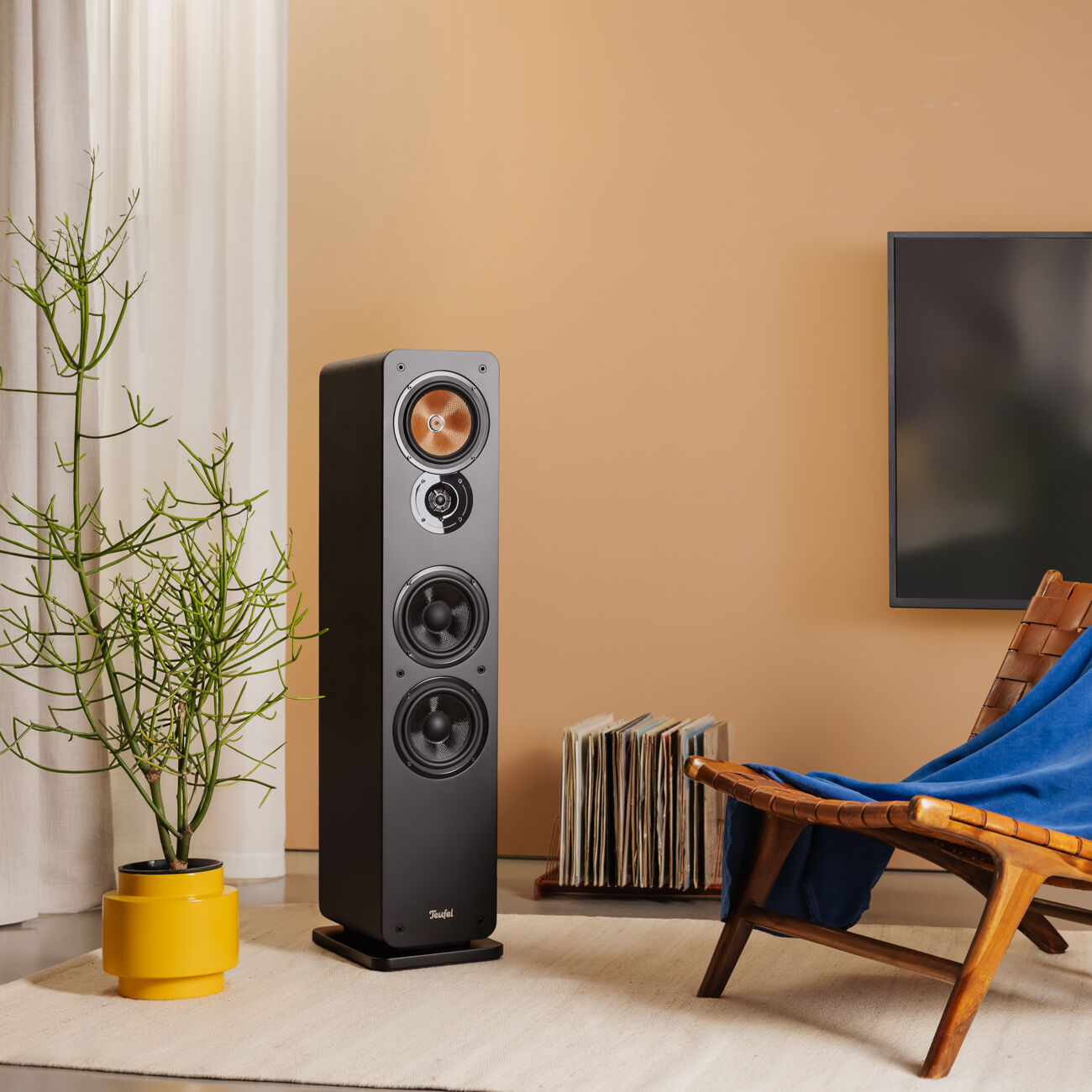 Teufel ULTIMA 40 Surround + DENON X3800H für Dolby Atmos Schwarz