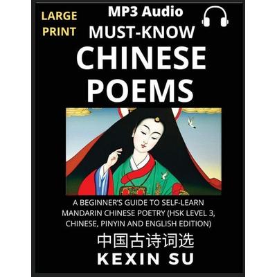 Must-know Chinese Poems (Part 1), Taschenbuch von Kexin Su, Chinese Bull