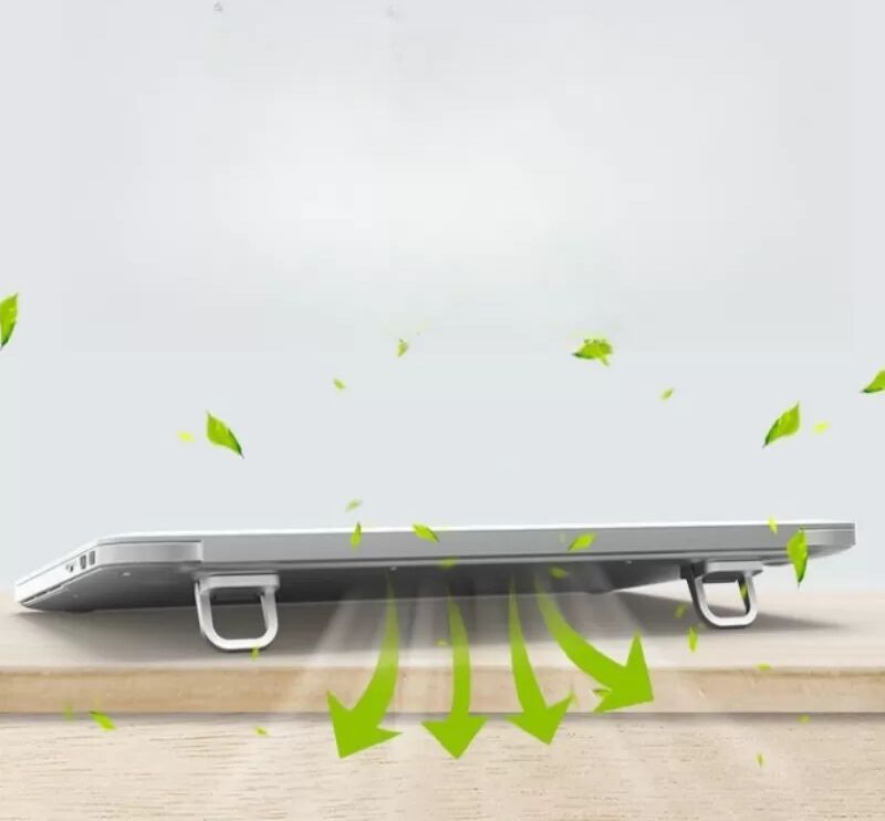 INF 2er-Pack Mini-Laptopständer aus Metall Silber