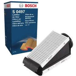 4x Luftfilter BOSCH F 026 400 497 für Mercedes-Benz C