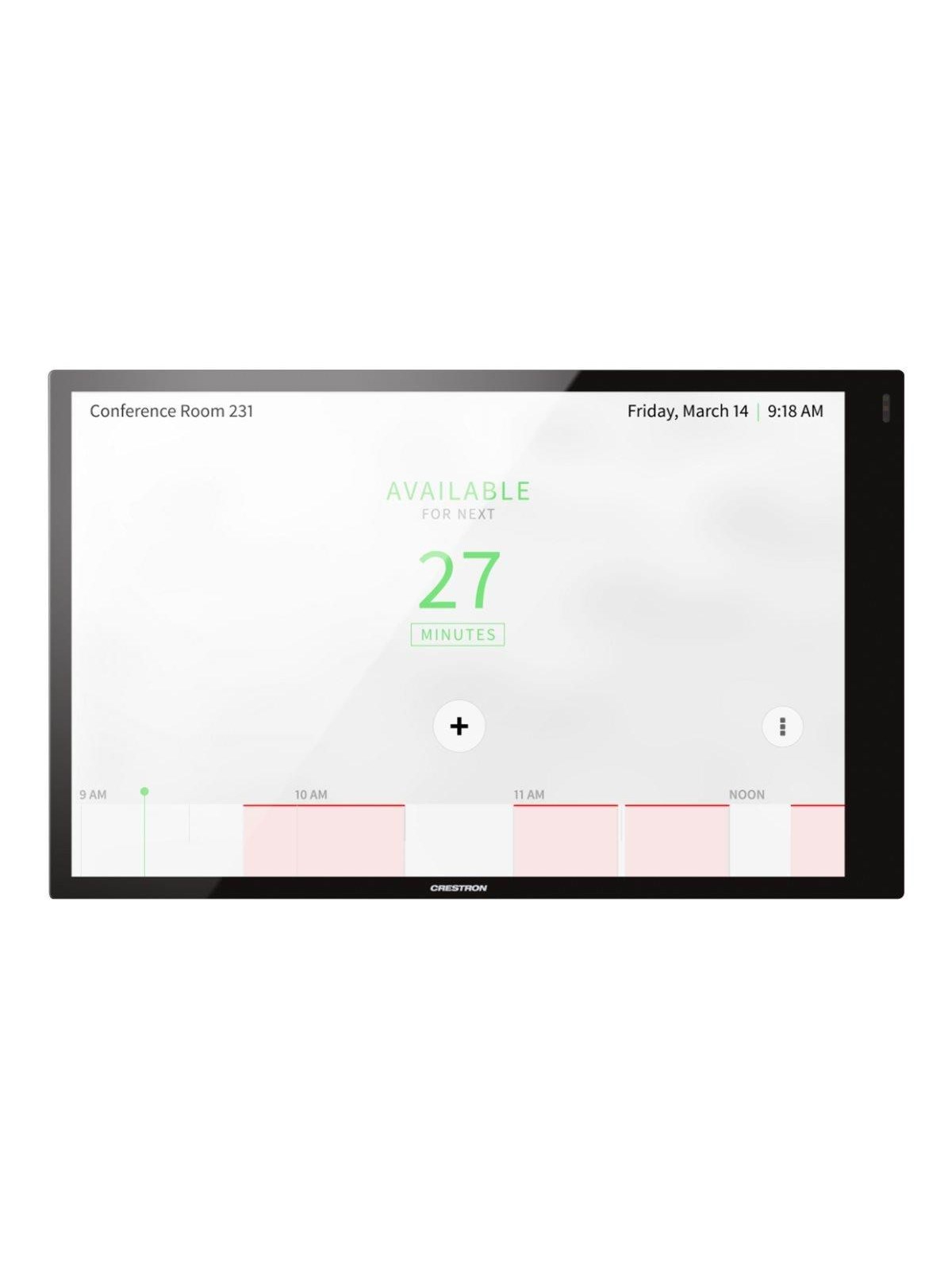 Crestron Electronics Crestron Room Scheduling Touch Screen TSS-1070-B-S - room manager - Bluetooth 802.11a/b/g/n/ac - smooth black - Max - recommended for