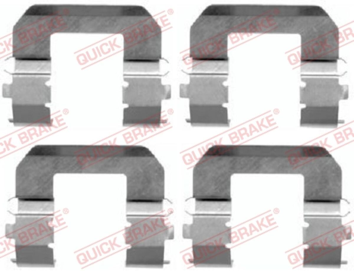 Zubehörsatz, Scheibenbremsbelag QUICK BRAKE 109-1617