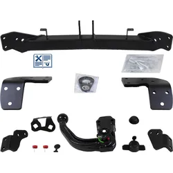 Westfalia Anhängerkupplung abnehmbar inkl. TowTec E-Satz 13polig universal - MITSUBISHI ECLIPSE CROSS