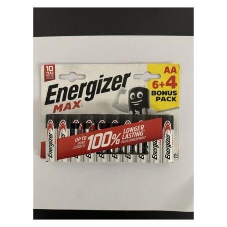 Energizer Max AA Alkaline-Batterien (10 Stk., AA) (EU015)