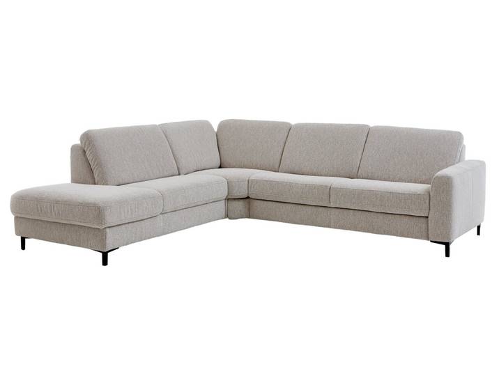 Valdera Ecksofa COMFORT VITAL, natur, Stoff