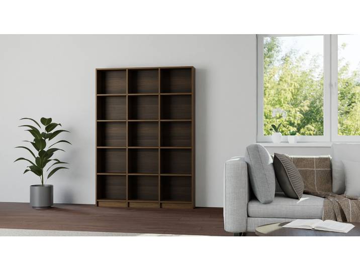 Bücherregal aus Nussbaum Nussbaum (amerika­nisch) Natur geölt
