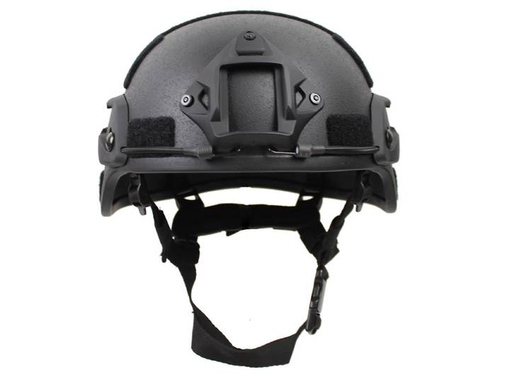 Casque tactique anti-bandit et impact Wendy - Fibre de verre de haute qualité - Dispositif de protection - MICH2000 FAST