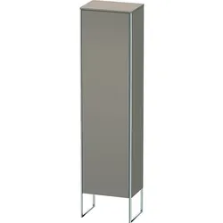 Duravit XSquare Hochschrank XS1314L4343 50x176x35,6cm, Tür links, stehend, Basalt matt