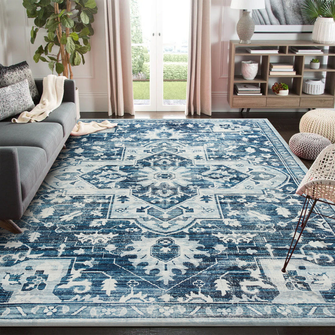 Latitude Vive Canelle Oriental Indoor / Outdoor Area Rug TRANQUIL Rectangle 160 x 230cm