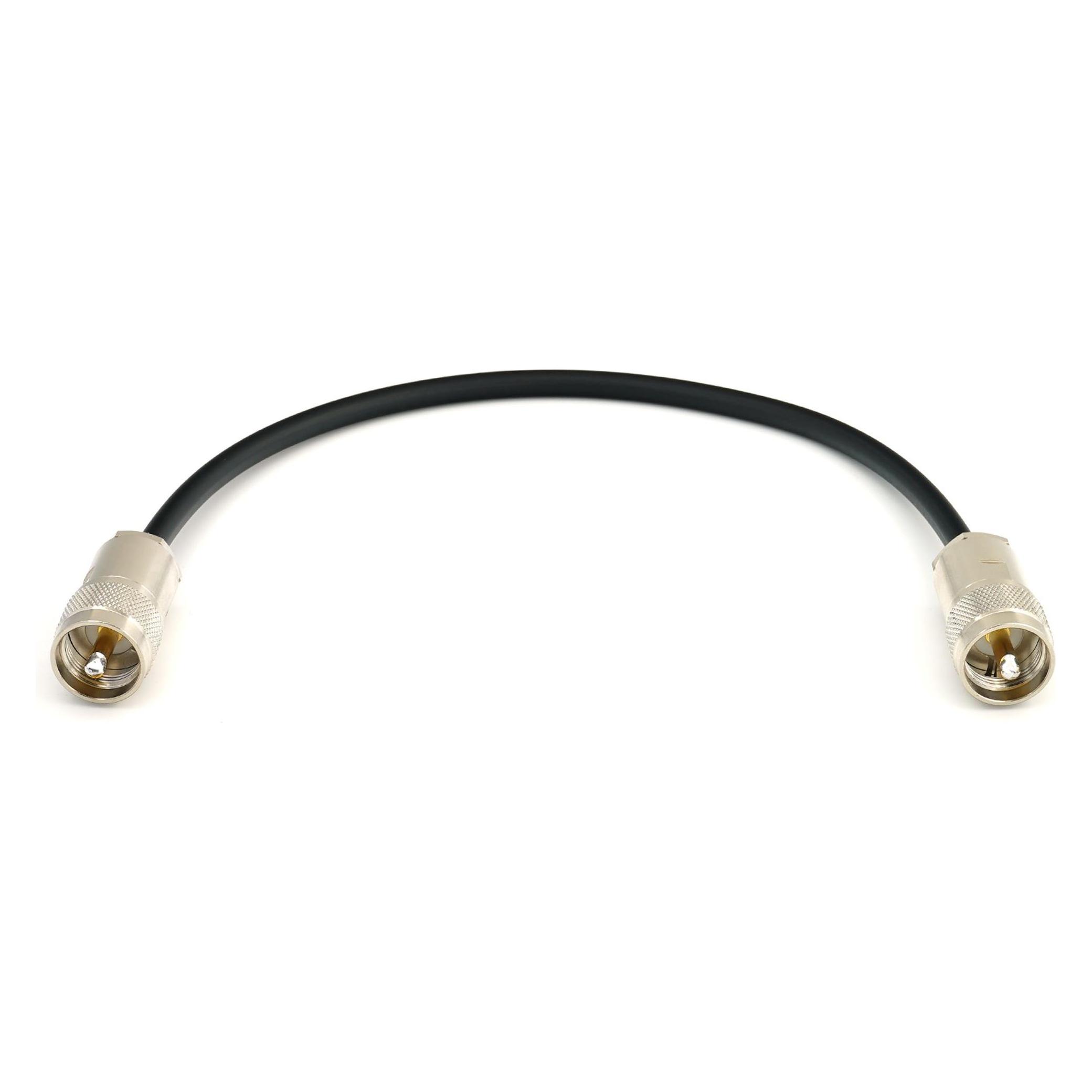 Rangeful PL259 to PL259 30cm UHF CB Radio Coaxial Cable - HF240 (LMR240 equivalent) HF240-PL-PL-0.3 (Antennenkabel) (HF240-PL-PL-0.3)