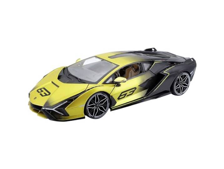 Lamborghini Bburago - Modellino Auto SIAN FKP 37 - in Scala 1:18 - Deur e Cofano apribili - Realistische details - Auto da Collezione