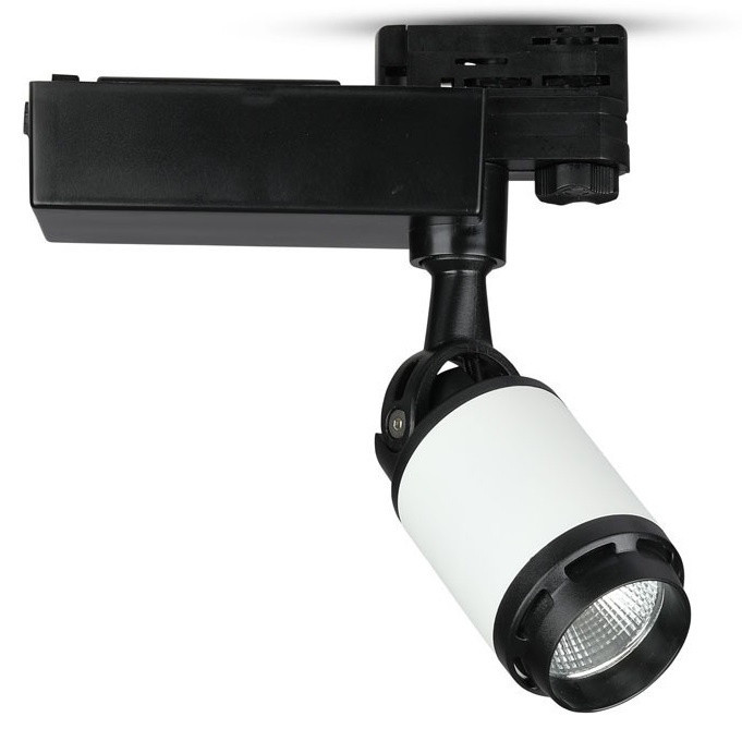 V-TAC Railspot VT-4528 LED-lamp, 25W, 6000K, 2100lm, zwart aluminium