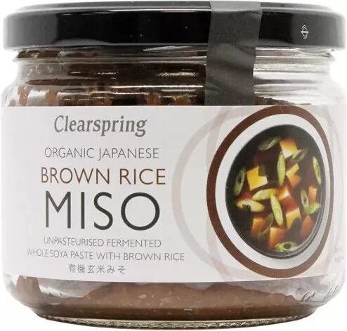 Clearspring Genmai nicht pasteurisiertes Miso 300 gr 300 gr