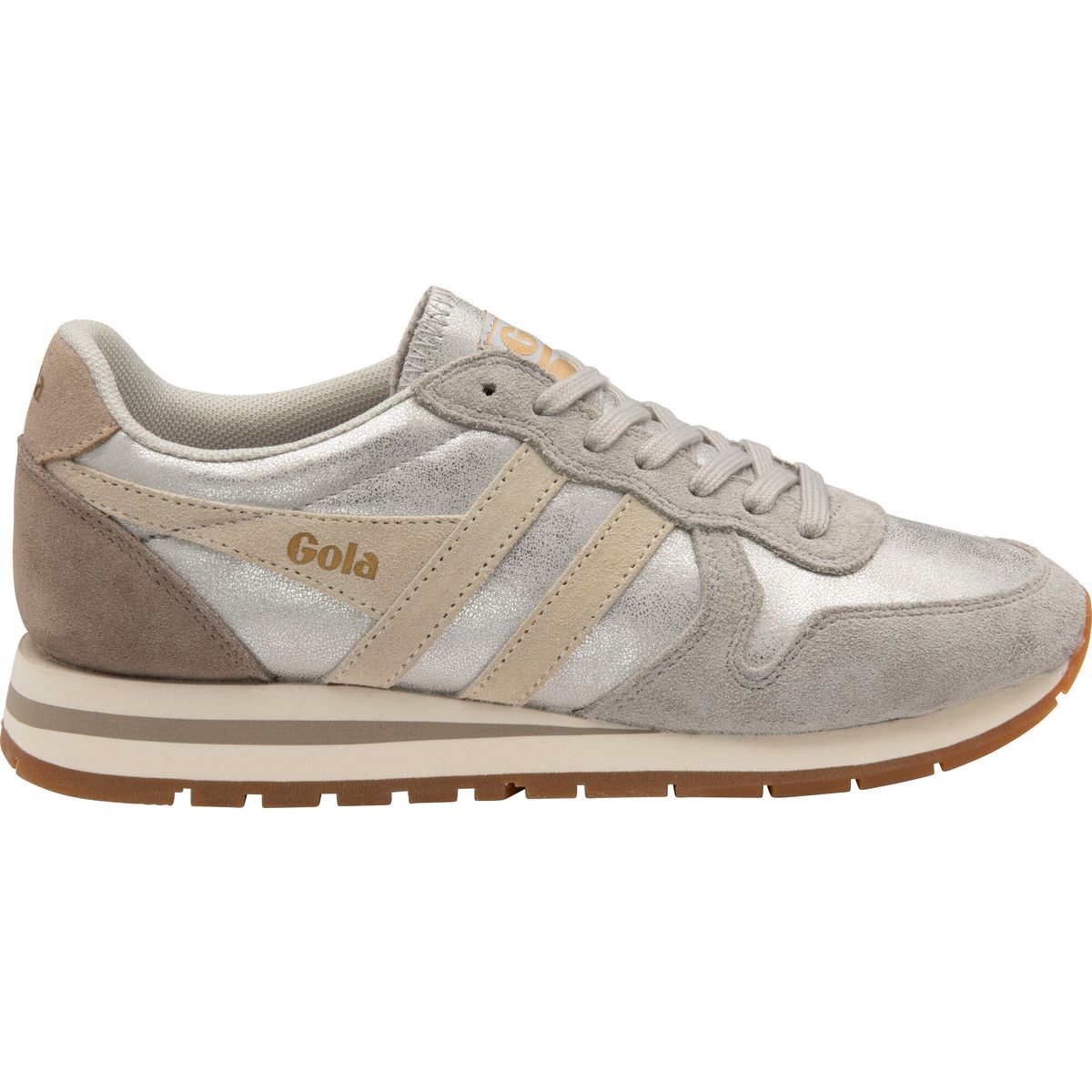 Gola Daytona Blaze Sneaker Women silver/wheat/feather grey (JF) 37 CLB338-JF-37-silverwheatfeathergrey
