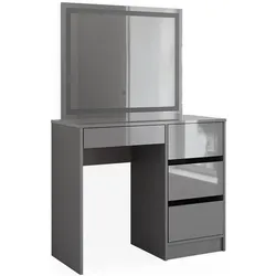 Vicco, Schminktisch, Sherry mit LED Beleuchtung (90 x 40 x 75 cm)