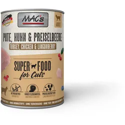 MAC's Pute, Huhn & Preiselbeer Katzennassfutter Pute, Huhn & Preiselbeer Katzennassfutter 6x 400 Gramm