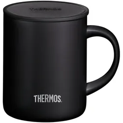 Thermos Isoliertrinkbecher Longlife Mug Schwarz, 350 ml