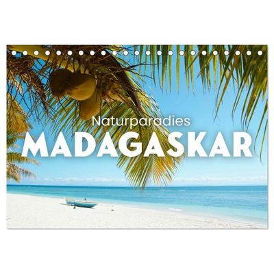 Naturparadies Madagaskar (Tischkalender 2026 DIN A5 quer), CALVENDO Monatskalender