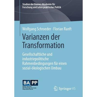Varianzen der Transformation, Taschenbuch von , Springer Fachmedien Wiesbaden GmbH, 978-3-658-44720-5