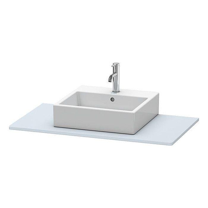 Duravit XSquare Konsole XS060E09797 100x55cm, mit 1 Ausschnitt, Lichtblau seidenmatt