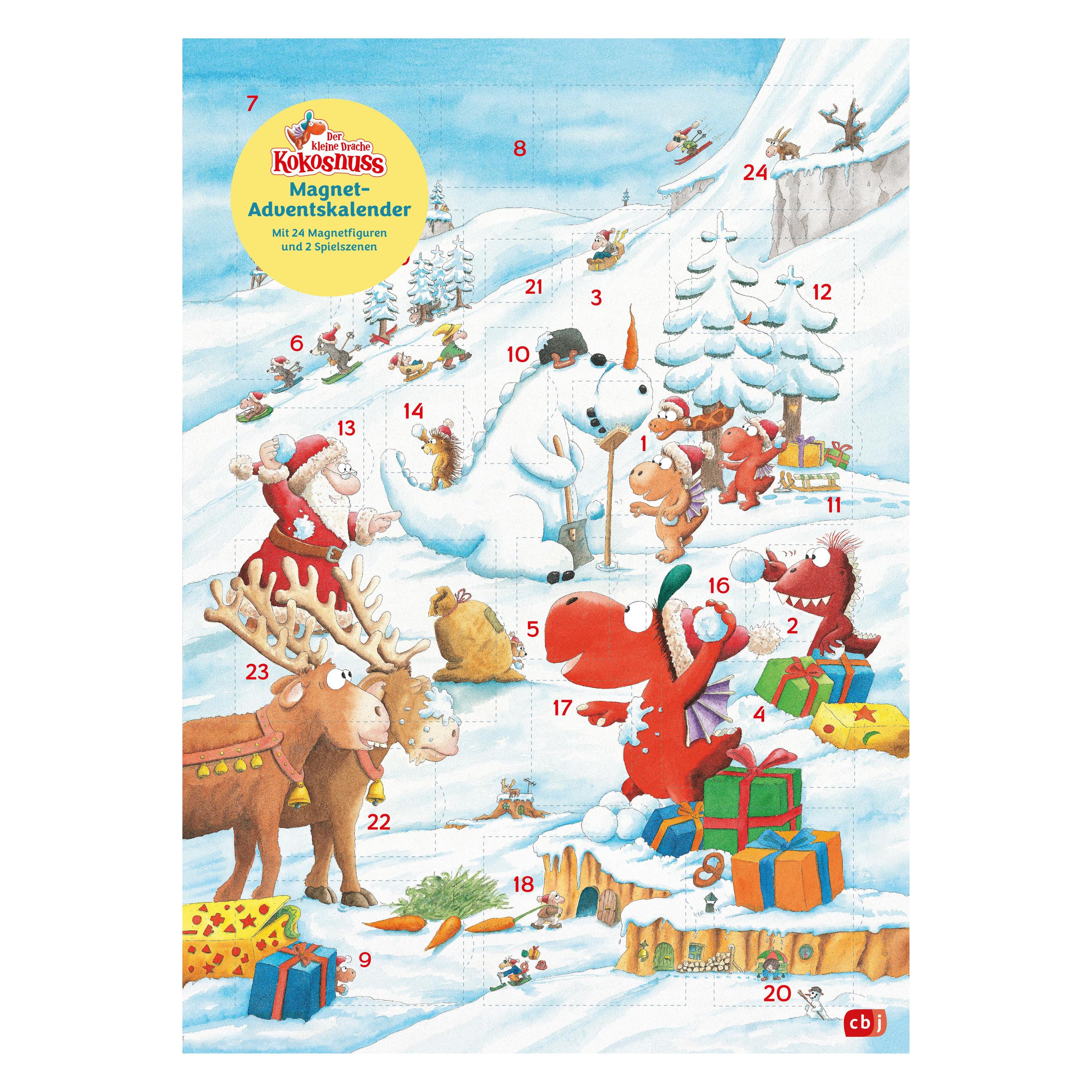 Penguin Random House Der kleine Drache Kokosnuss - 24 verschiedenen Magnet-Motiven (45121479)