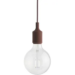 Muuto E27 LED Pendelleuchte, deep red
