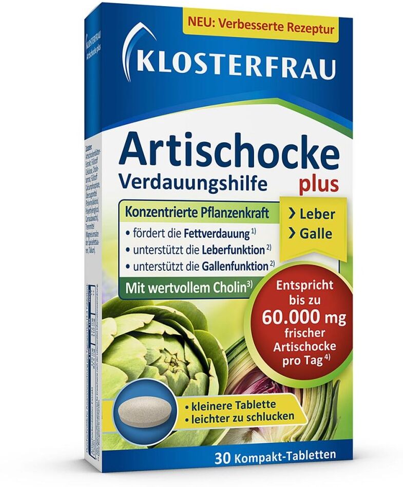 Klosterfrau Artischocke Plus Cholin Tabletten