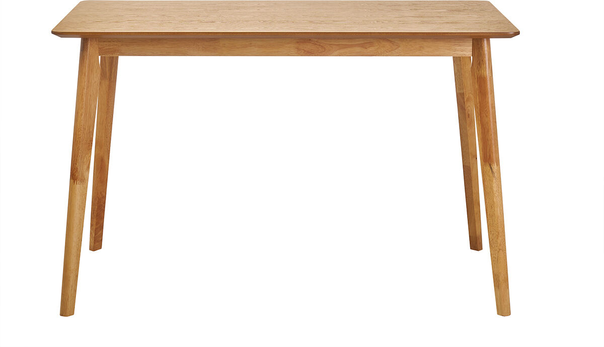 Miliboo Table à manger scandinave finition frêne L120 cm ELION