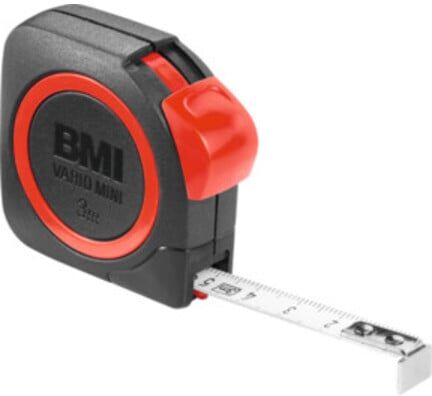 Bmi Mini-mètre-ruban, Longueur ruban: 3/MINI (411341130/10-22)