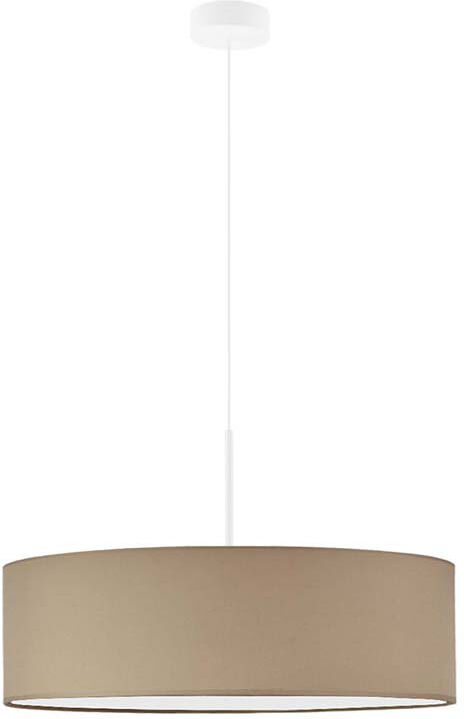 17 Stories Aubrionna 4 - Light Drum Pendant Beige/White