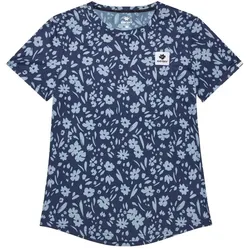 Saysky Damen Flower Combat T-Shirt blau