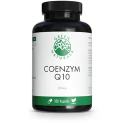 GREEN NATURALS Coenzym Q10 250 mg vegan hochdosiert 180 St