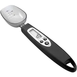 Lacor Lepel met Digitale Weegschaal - 300g, Küchenwaage, Grau, Schwarz