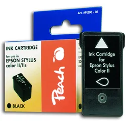 Peach Tintenpatrone schwarz kompatibel zu Epson S020047