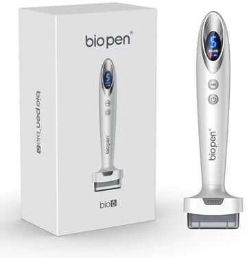 Inspired Finds Electric 120 Pin Derma Stamp Microneedling Device For Hair Regrowth And Skin Care white