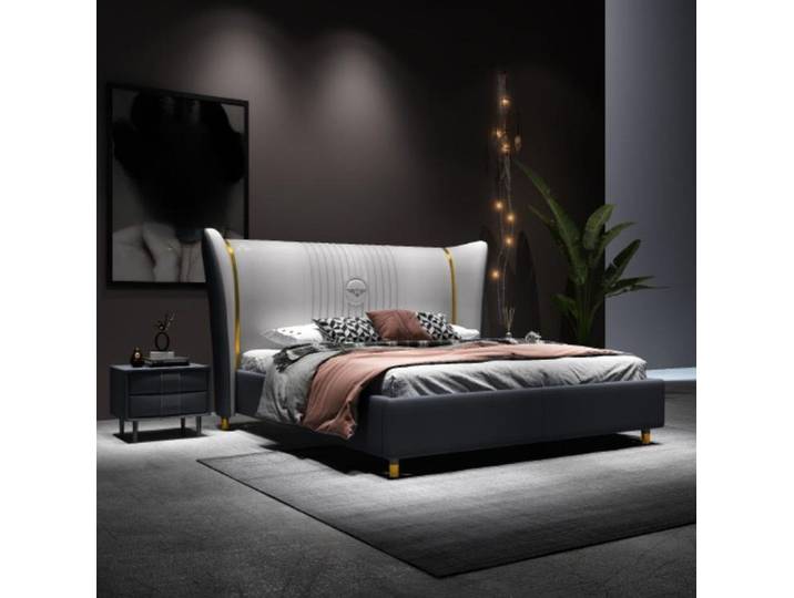 Xlmoebel Polsterbett Luxuriöses Holz-Polsterbett für elegantes Schlafzimmerdesign (Bett), Hergestellt in Europa
